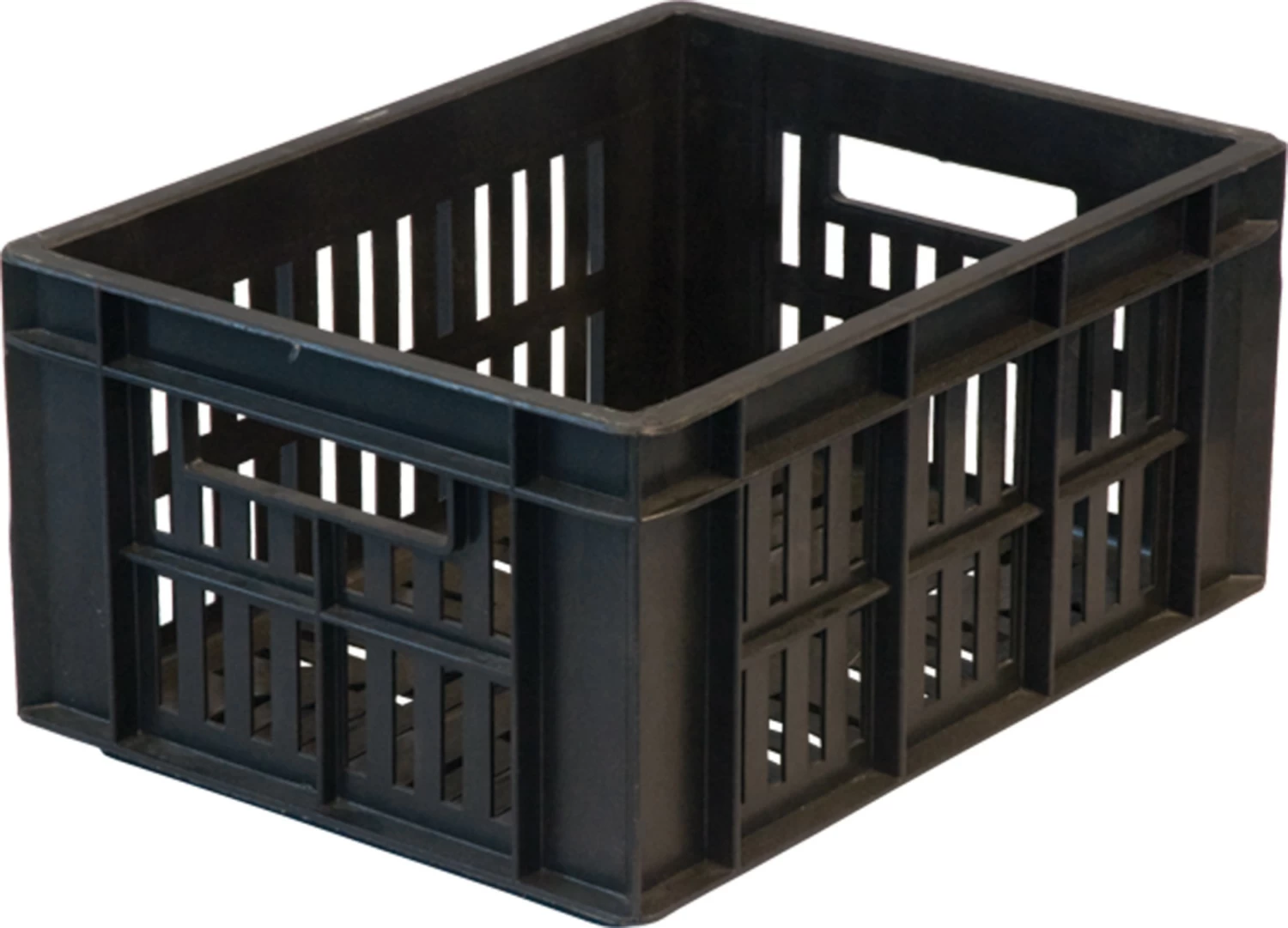 Ящик дрожжевой перфорированный 400×300×200 черный