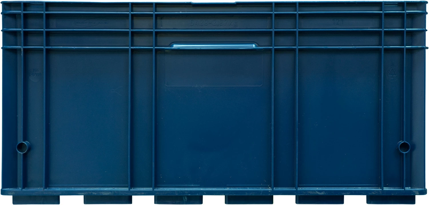 Пластиковый ящик 594х396х280 R-KLT синий