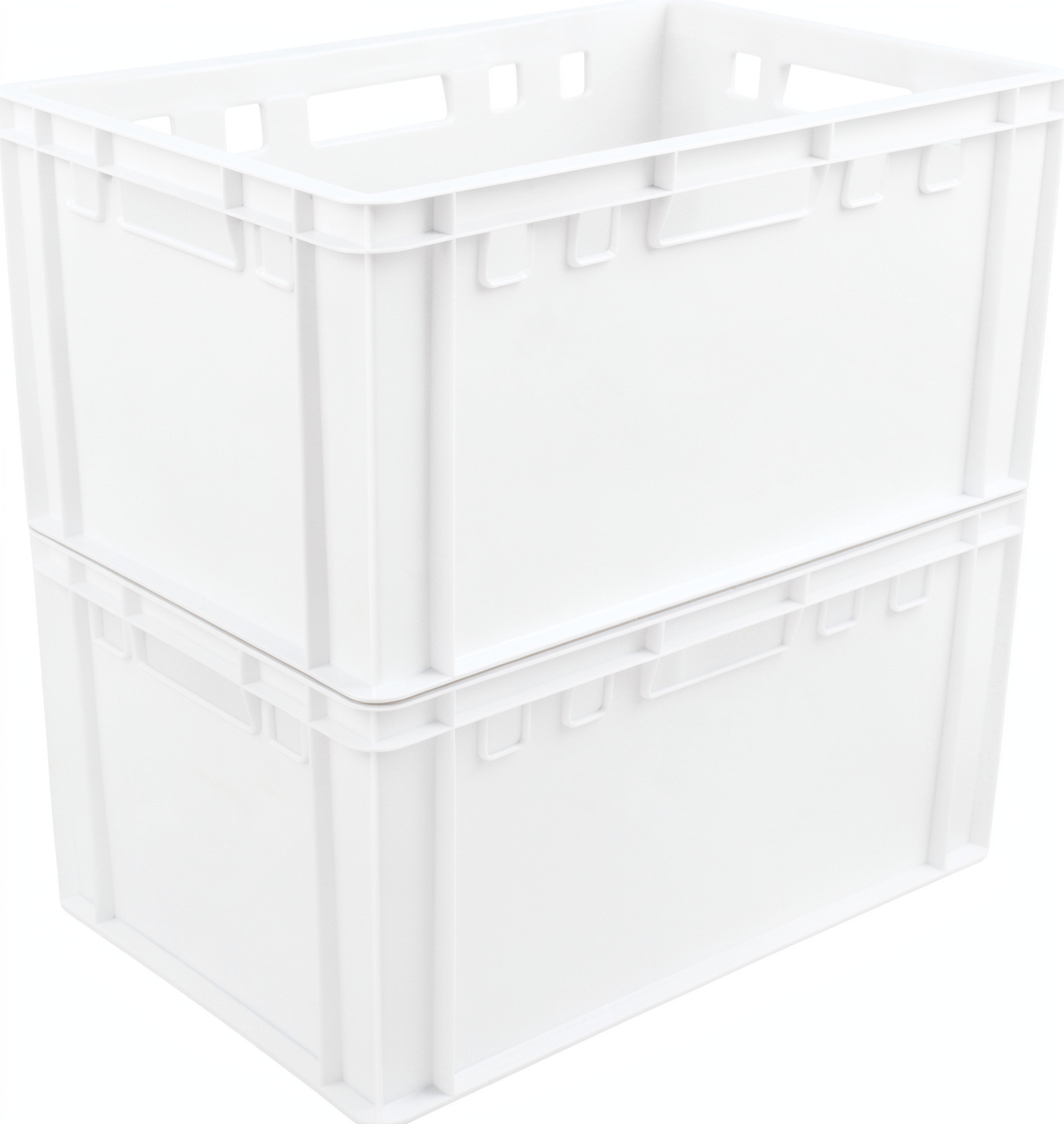 Пластиковый ящик 600x400x300 E3 белый