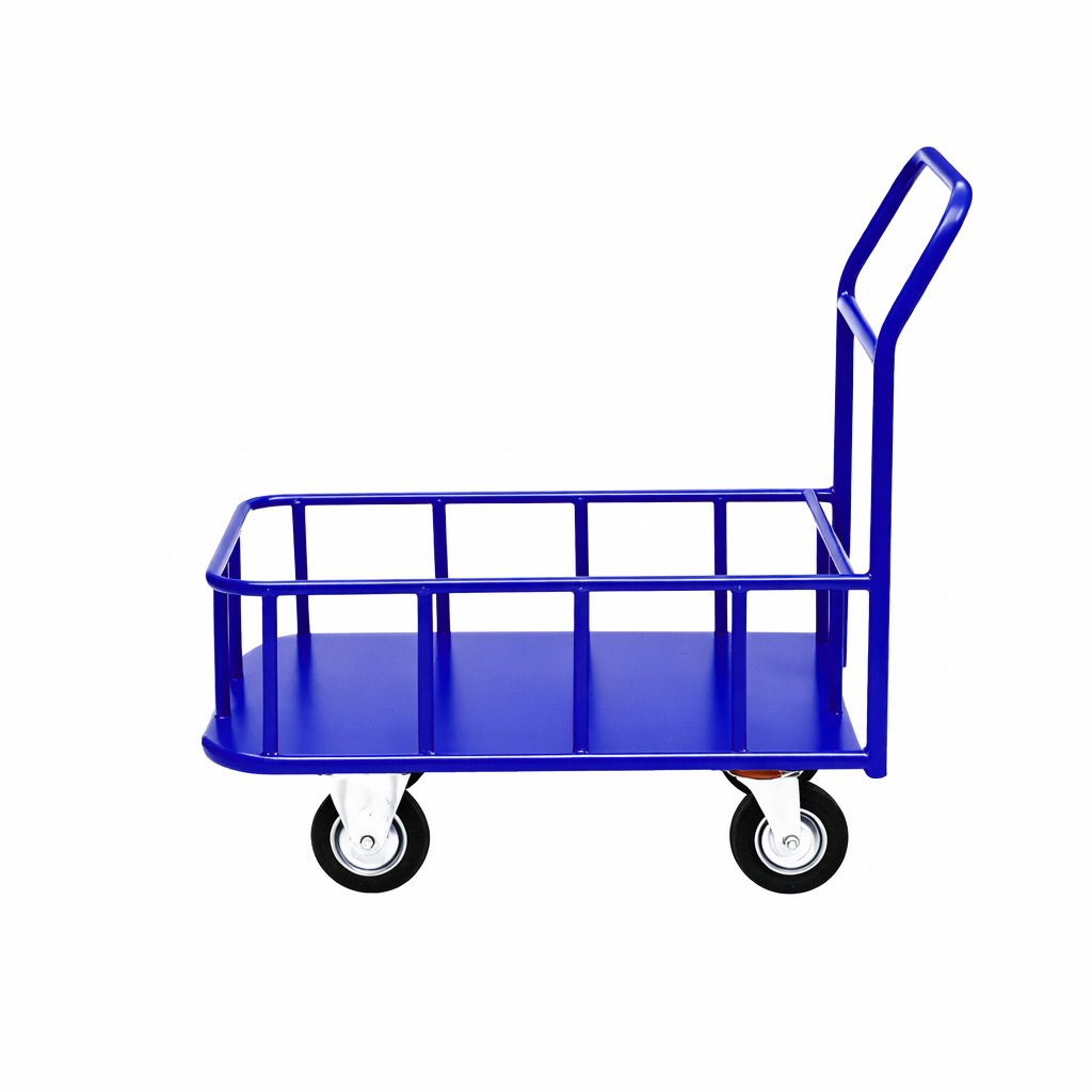 Платформенная тележка с бортами ТПБ-600х900-125Н