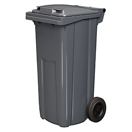 Передвижной мусорный контейнер на колесах 120 литров