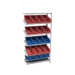 СТ-012 Стеллаж наклонный ДиКом доп. ESD 2000х1000х400(5 ярусов)