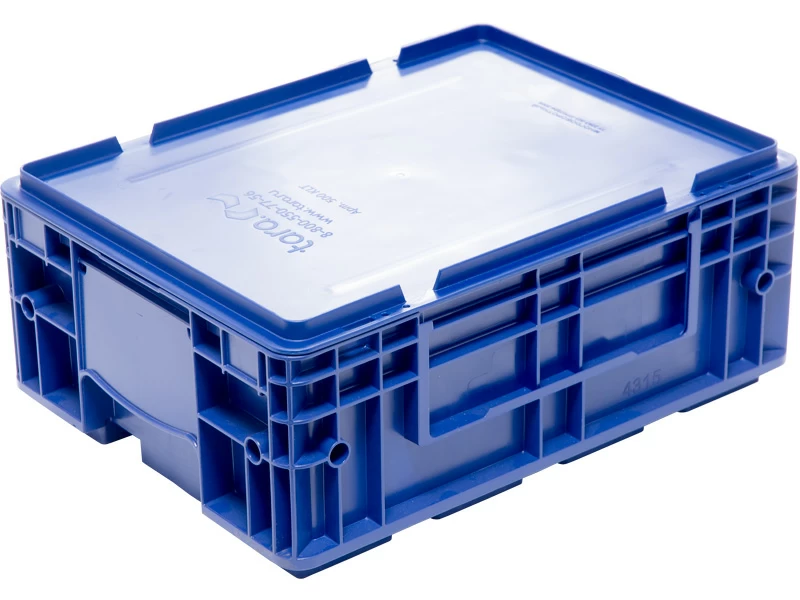 Пластиковая крышка для ящика KLT 400х300, синяя
