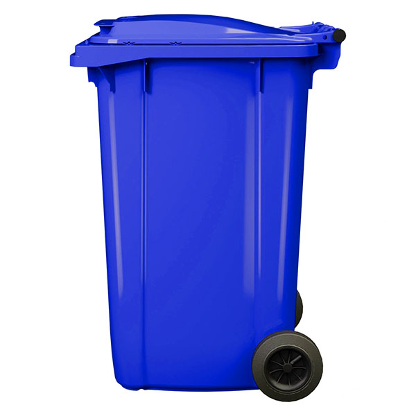 Передвижной мусорный контейнер 240 л., с крышкой без педали