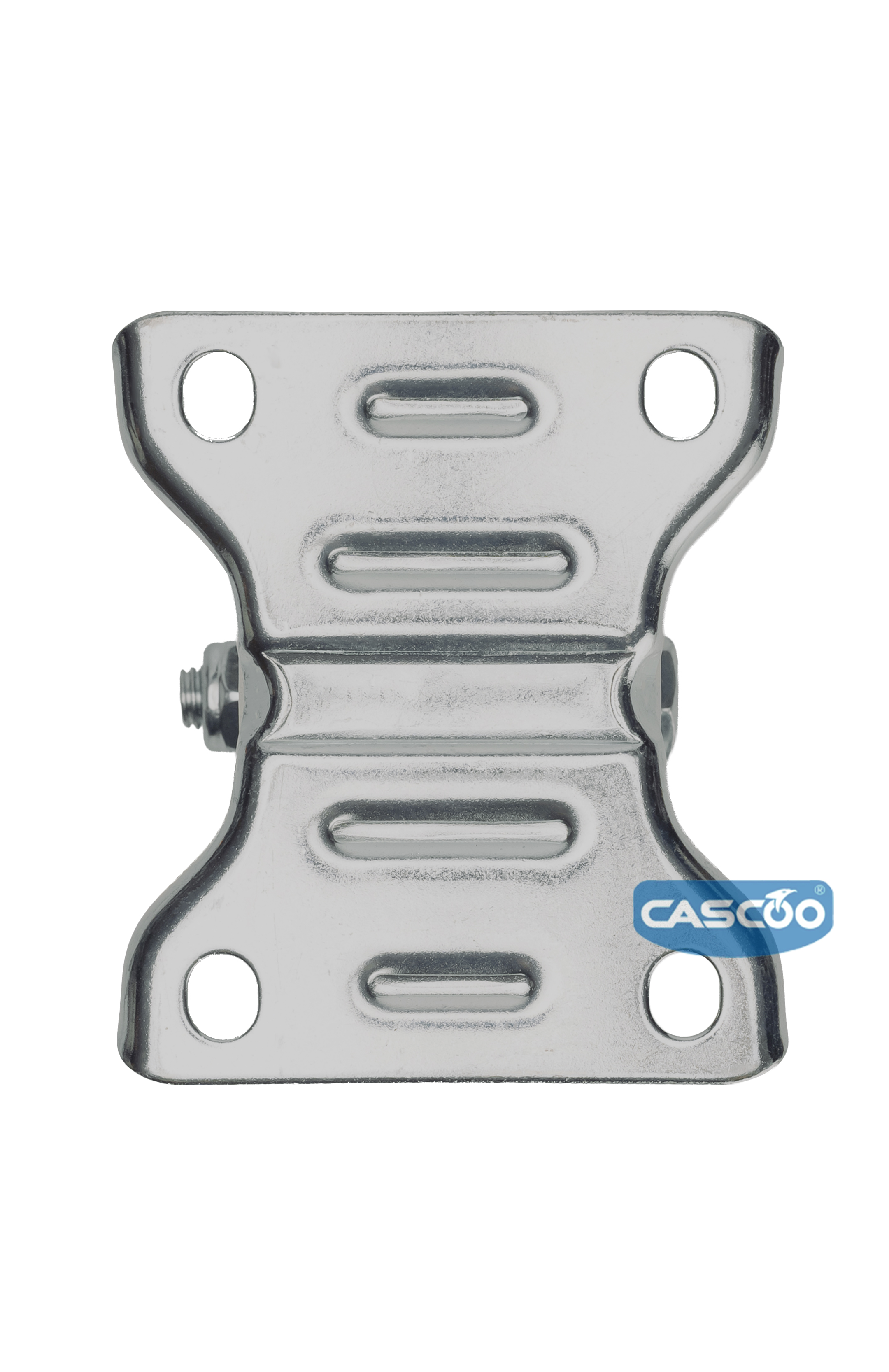 Колесо CASCOO фиксированное (d=125мм, г/п=250кг), серая резина / полиамид, Германия