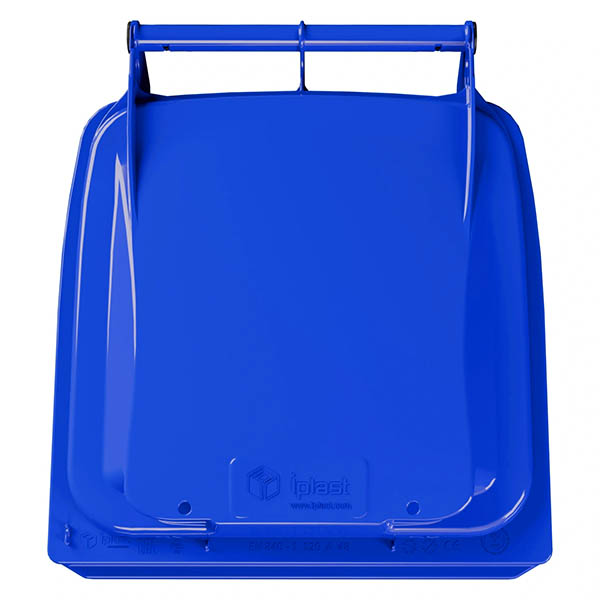 Передвижной мусорный контейнер на колесах 120 литров