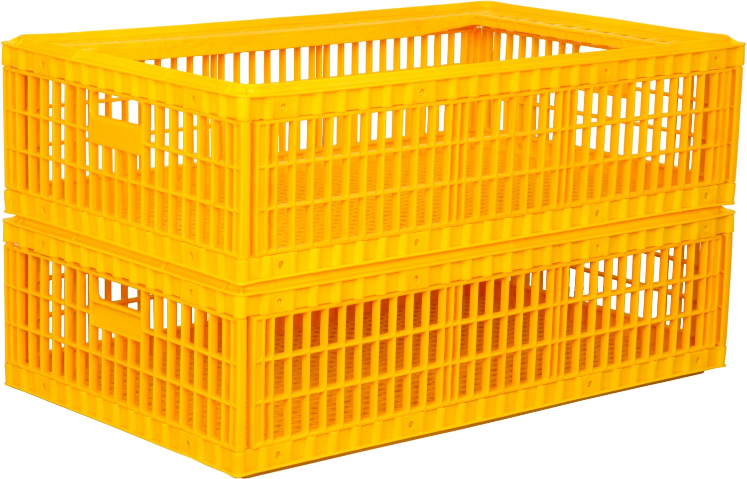 Ящик перфорированный б/к 970×570×270 желтый