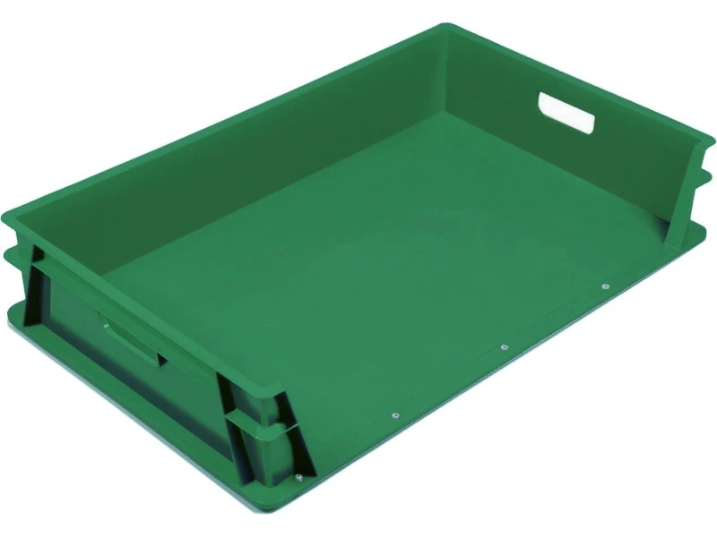 Лоток хлебный 3х бортный с усилением 740х460х145 зеленый