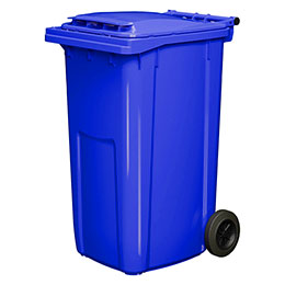 Передвижной мусорный контейнер 240 л., с крышкой без педали