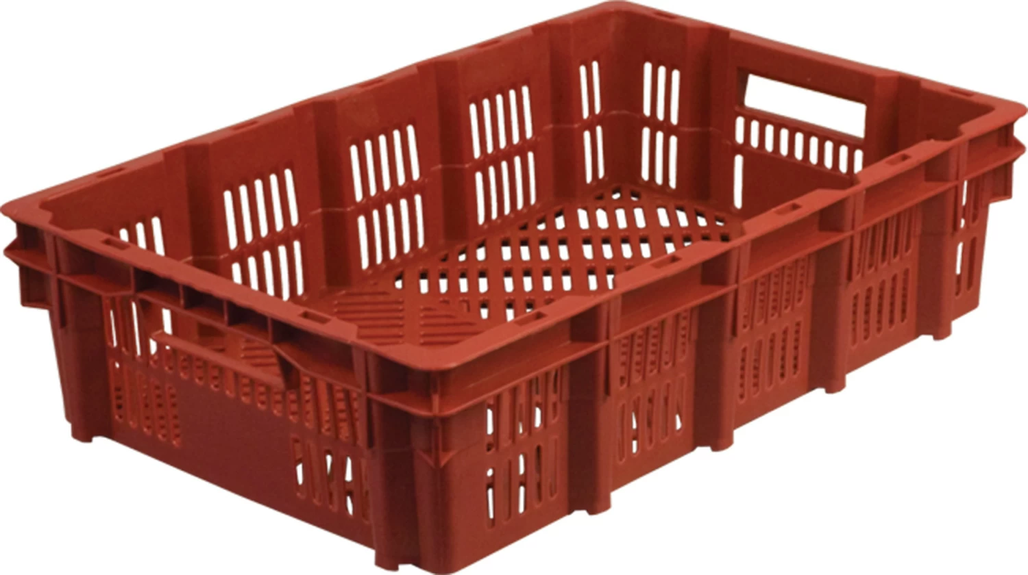 Пластиковый ящик 600х400х150 красный