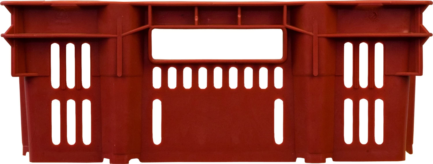 Пластиковый ящик 600х400х150 красный