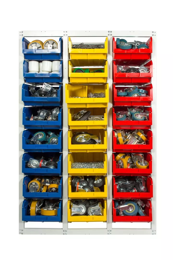 Стеллаж CP-4 с ящиками V4 на 24 ячейки СР-V4-3