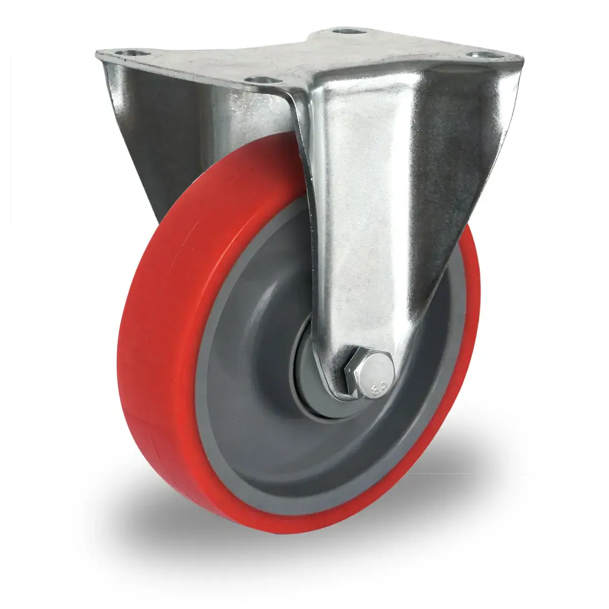 Колесо CASCOO фиксированное (d=160мм, г/п=300кг), полиуретан / полиамид, Германия