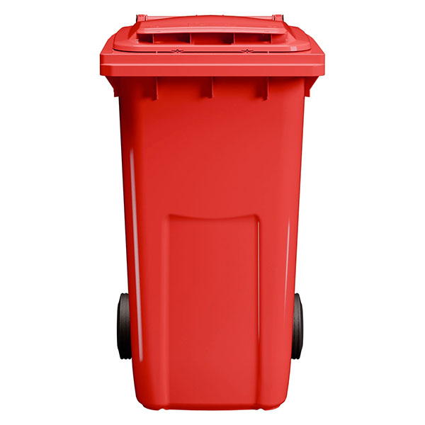 Передвижной мусорный контейнер 240 л., с крышкой без педали