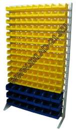 Стойка с пластиковыми ящиками B1-13-03-00 односторонняя 1150х2020