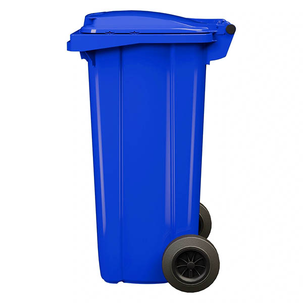 Передвижной мусорный контейнер на колесах 120 литров