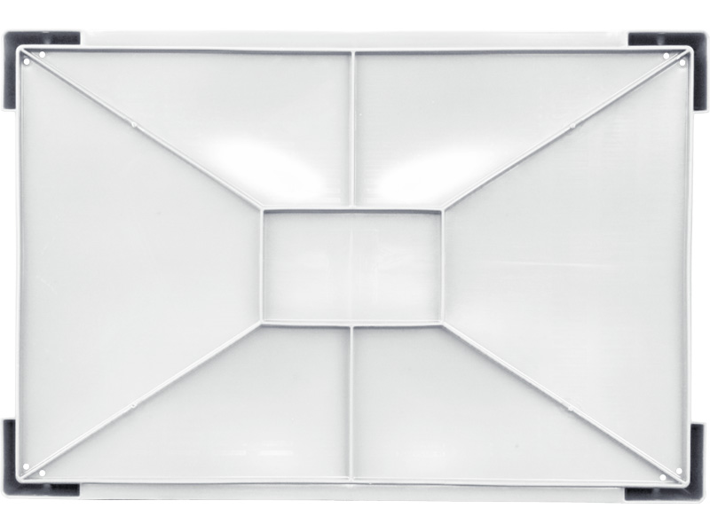 Пластиковый ящик 600x400x135 белый