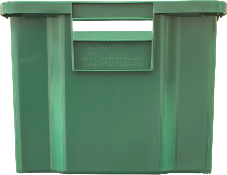 Ящик сплошной 600x400x300 мм зеленый