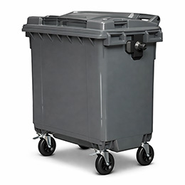 Передвижной мусорный контейнер 770 л. , с крышкой без педали
