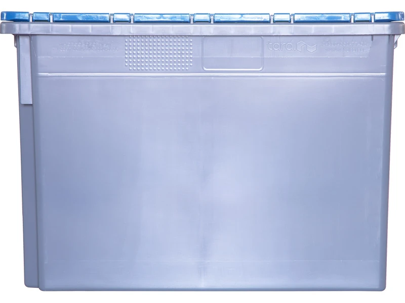 Ящик универсальный, сплошной 600x400x400, серый