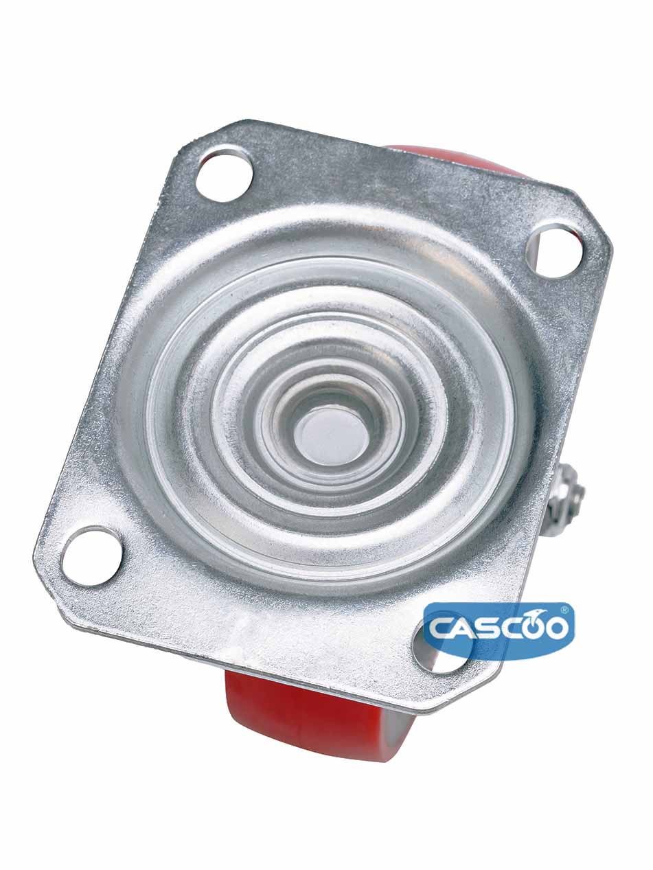 Колесо CASCOO поворотное (d=100мм, г/п=150кг), полиуретан / полиамид, Германия