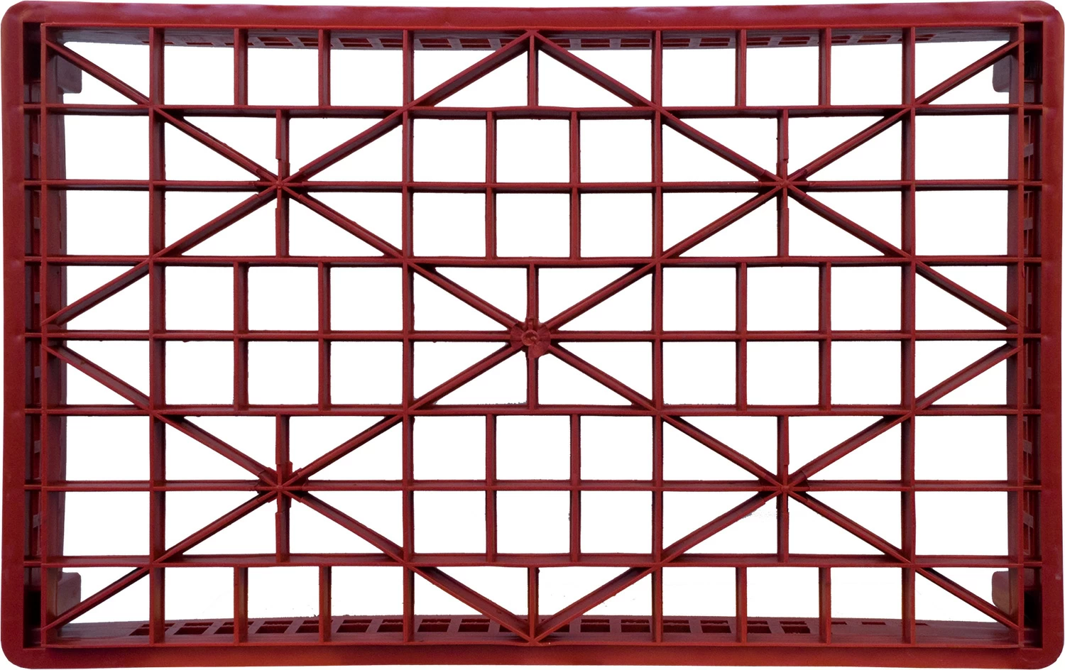 Пластиковый ящик 740х460х130 красный