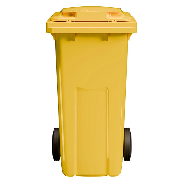 Передвижной мусорный контейнер на колесах 120 литров