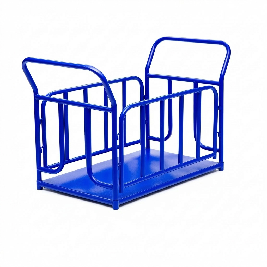 Платформенная тележка с трубчатым бортом, ТПТ-800х1200 (без колес)