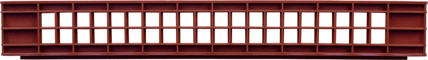 Пластиковый ящик 740х460х102 красный