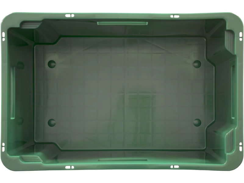 Ящик сплошной 600x400x300 мм зеленый