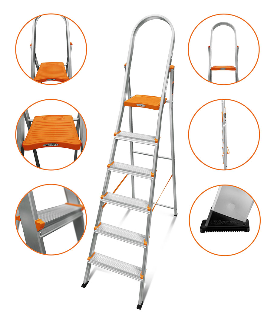 Алюминиевая стремянка Мечта 105+1 (106)