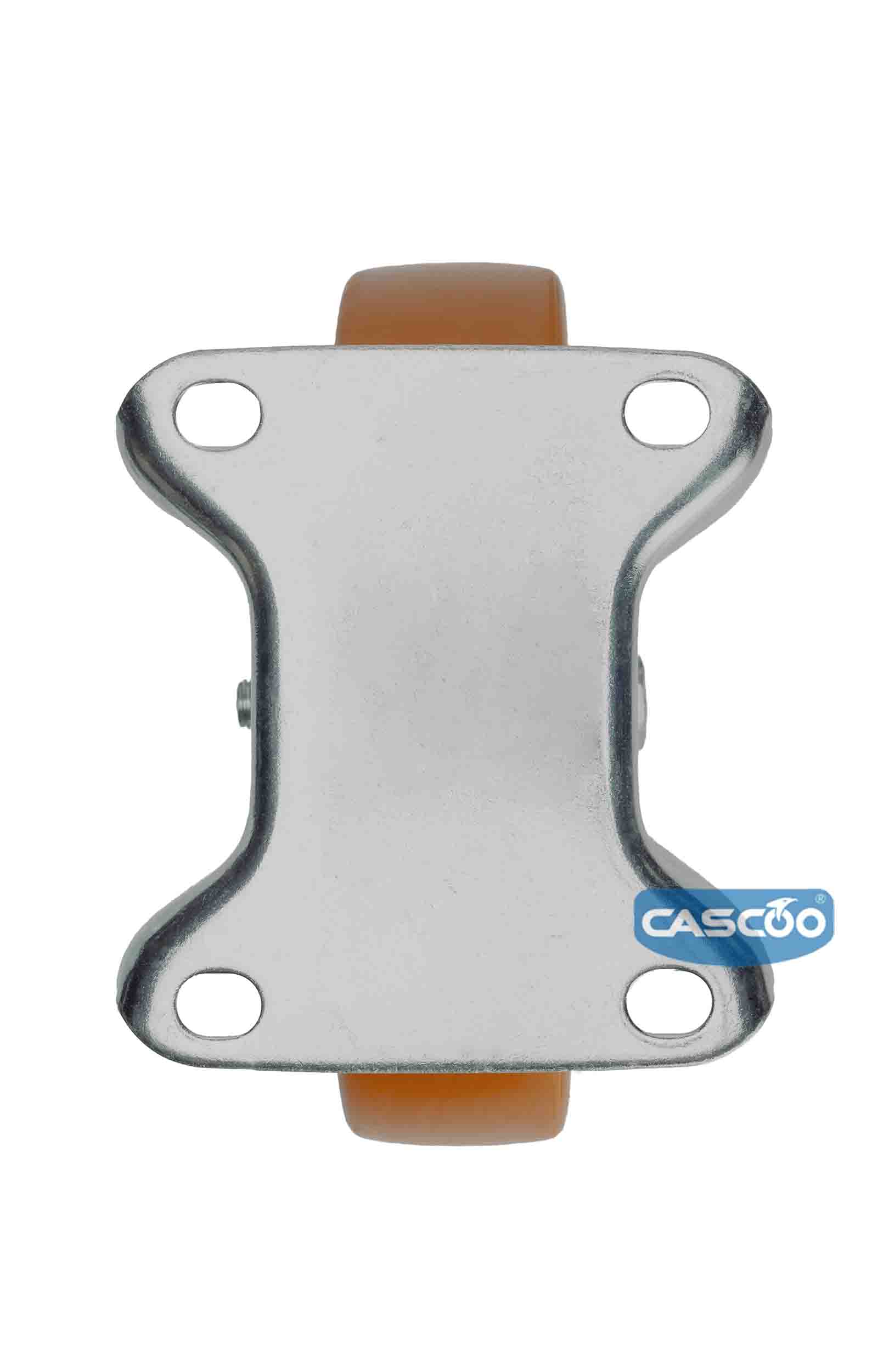 Колесо CASCOO фиксированное, (d=200мм, г/п=700кг) полиуретан/алюминий, Германия