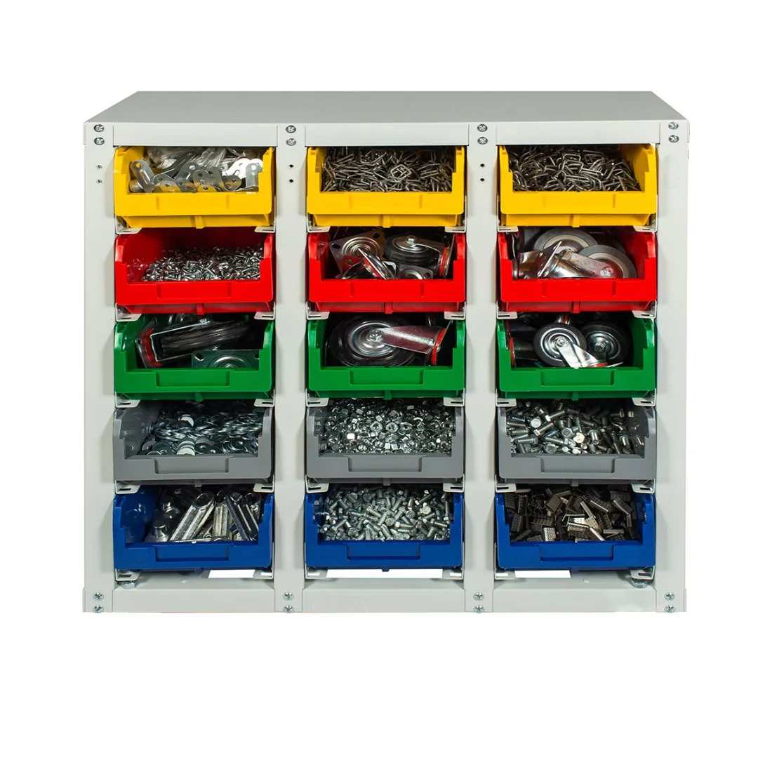 Стеллаж односторонний с ящиками V3 на 15 ячеек V3-15