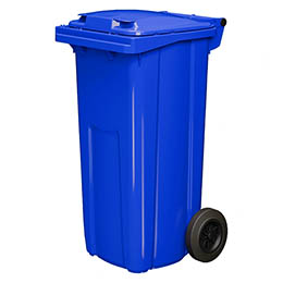 Передвижной мусорный контейнер на колесах 120 литров