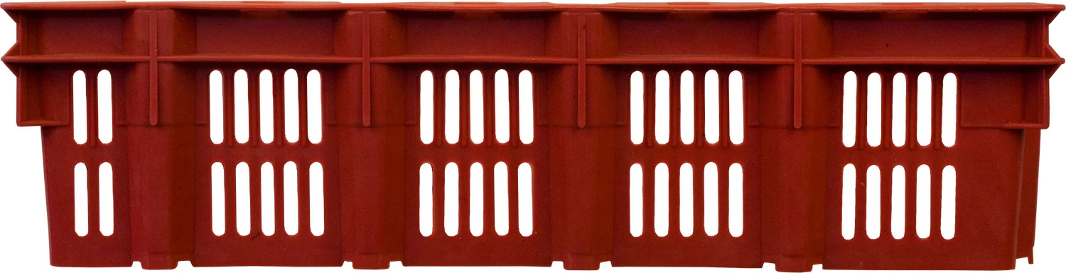 Пластиковый ящик 600х400х150 красный