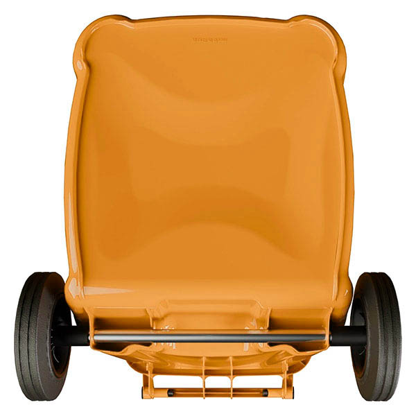 Мусорный контейнер 240 литров, оранжевый цвет