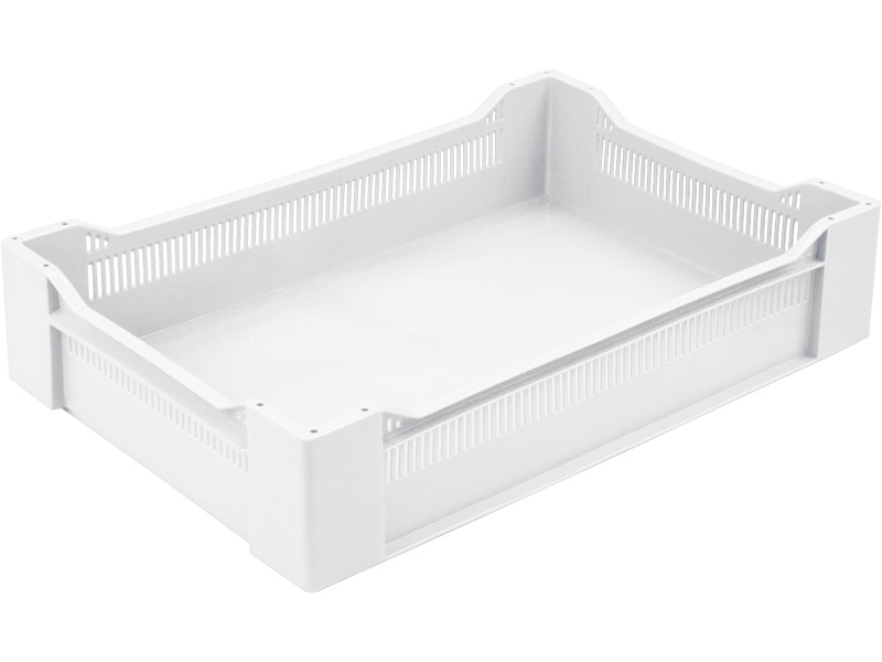 Пластиковый ящик 600x400x135 белый