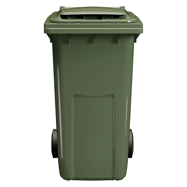 Передвижной мусорный контейнер 240 л., с крышкой без педали