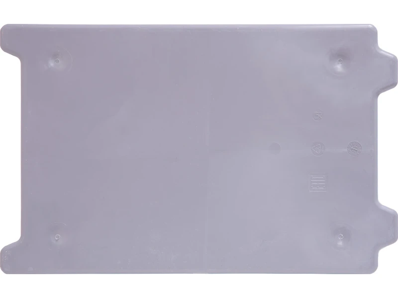 Ящик универсальный, сплошной 600x400x400, серый