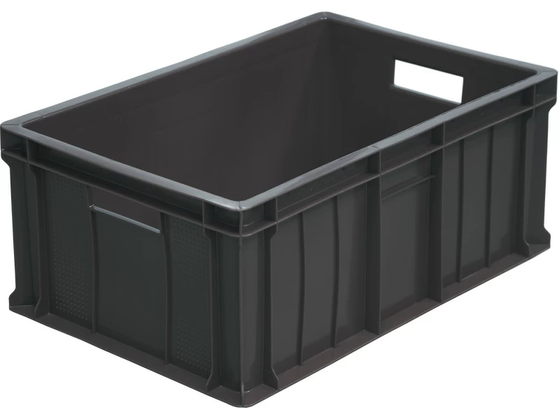Пластиковый ящик 600x400x250 черный