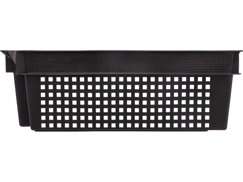 Пластиковый ящик 600х400х200 черный