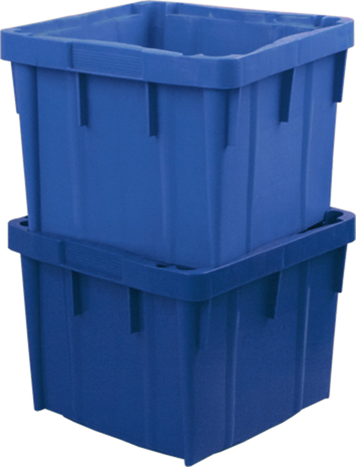 Ящик перфорированный 390х365х295 синий
