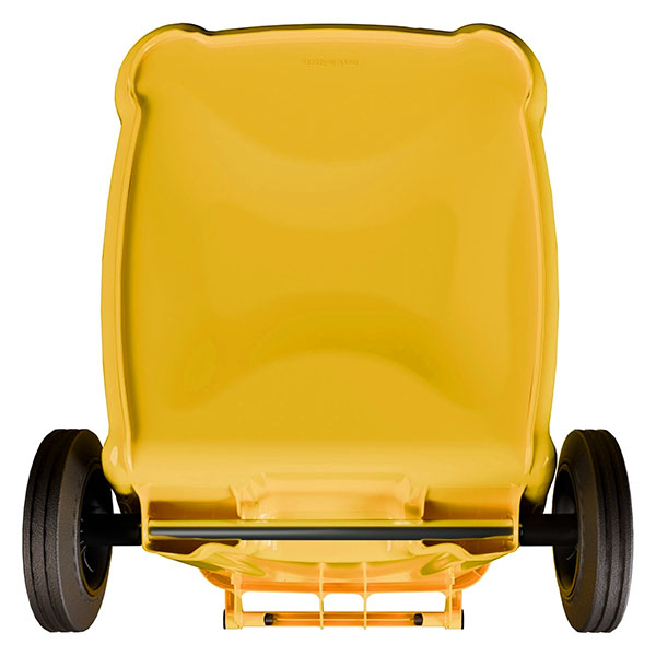 Передвижной мусорный контейнер 240 л., с крышкой без педали