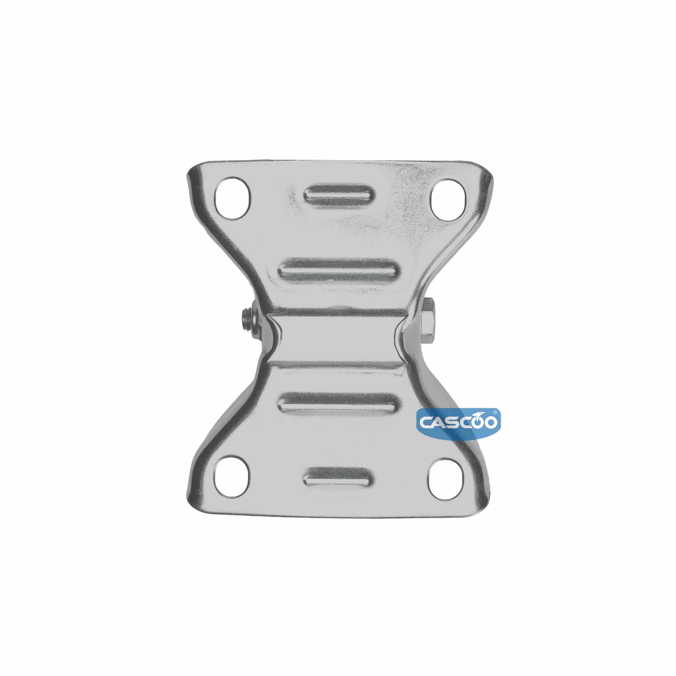 Колесо CASCOO фиксированное, (d=100мм, г/п=75г) серая резина/сталь, Германия