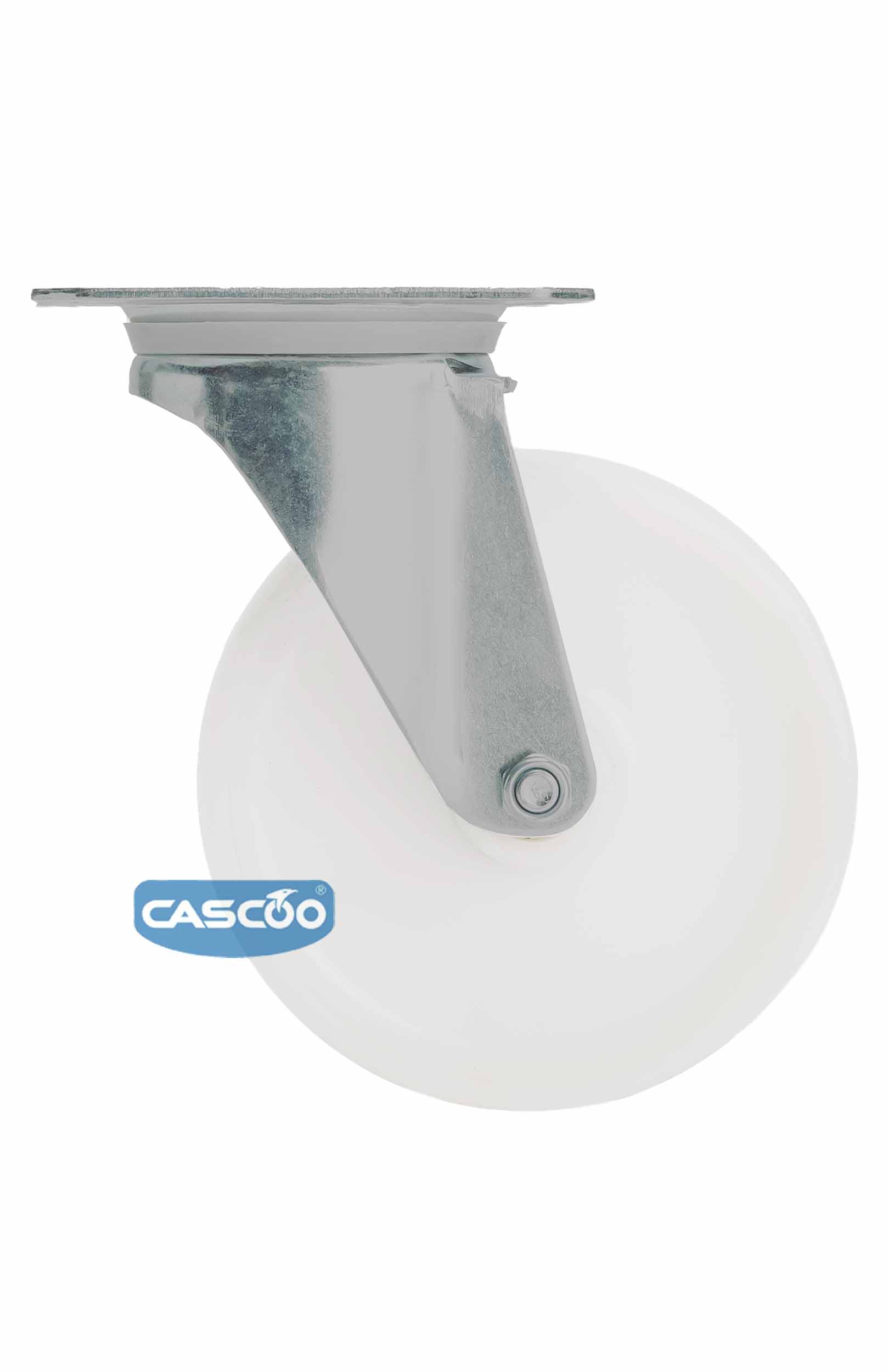 Колесо CASCOO поворотное, (d=125мм, г/п=200кг) полиамид, Германия