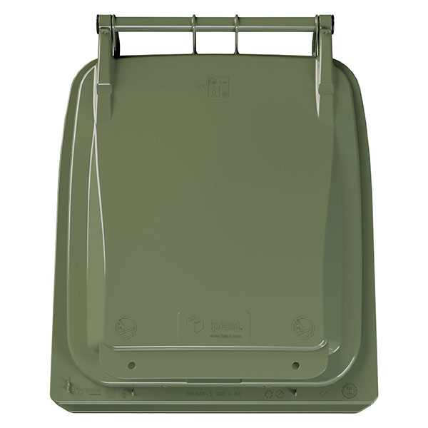 Передвижной мусорный контейнер 240 л., с крышкой без педали