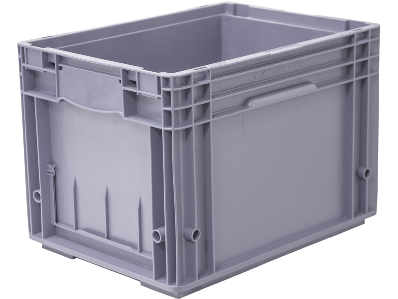 Пластиковый ящик 396х297х280 серый