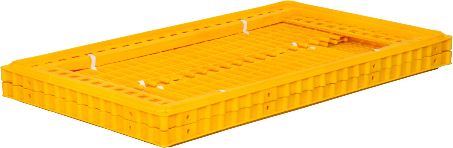 Ящик перфорированный б/к 970×570×270 желтый