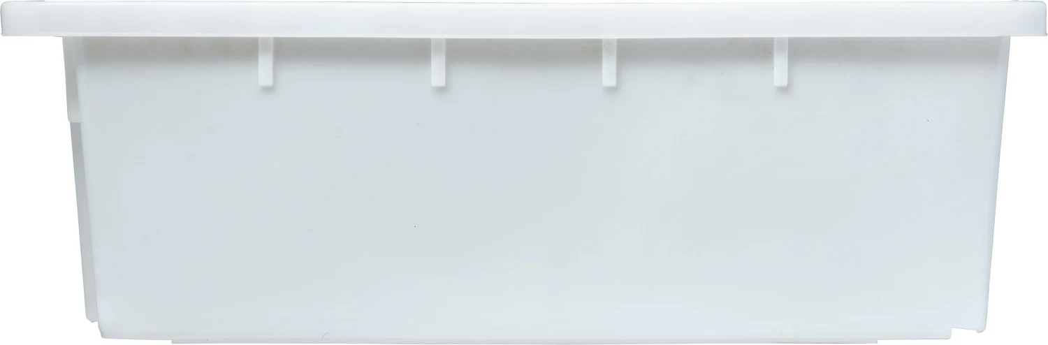 Пластиковый ящик 600x300x195 без крышки белый