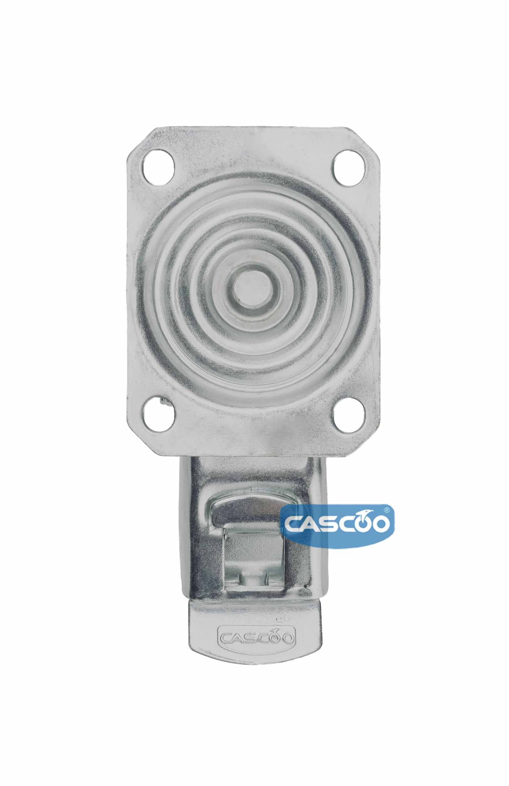 Колесо CASCOO поворотное с тормозом, (d=100мм, г/п=150кг) полиамид, Германия